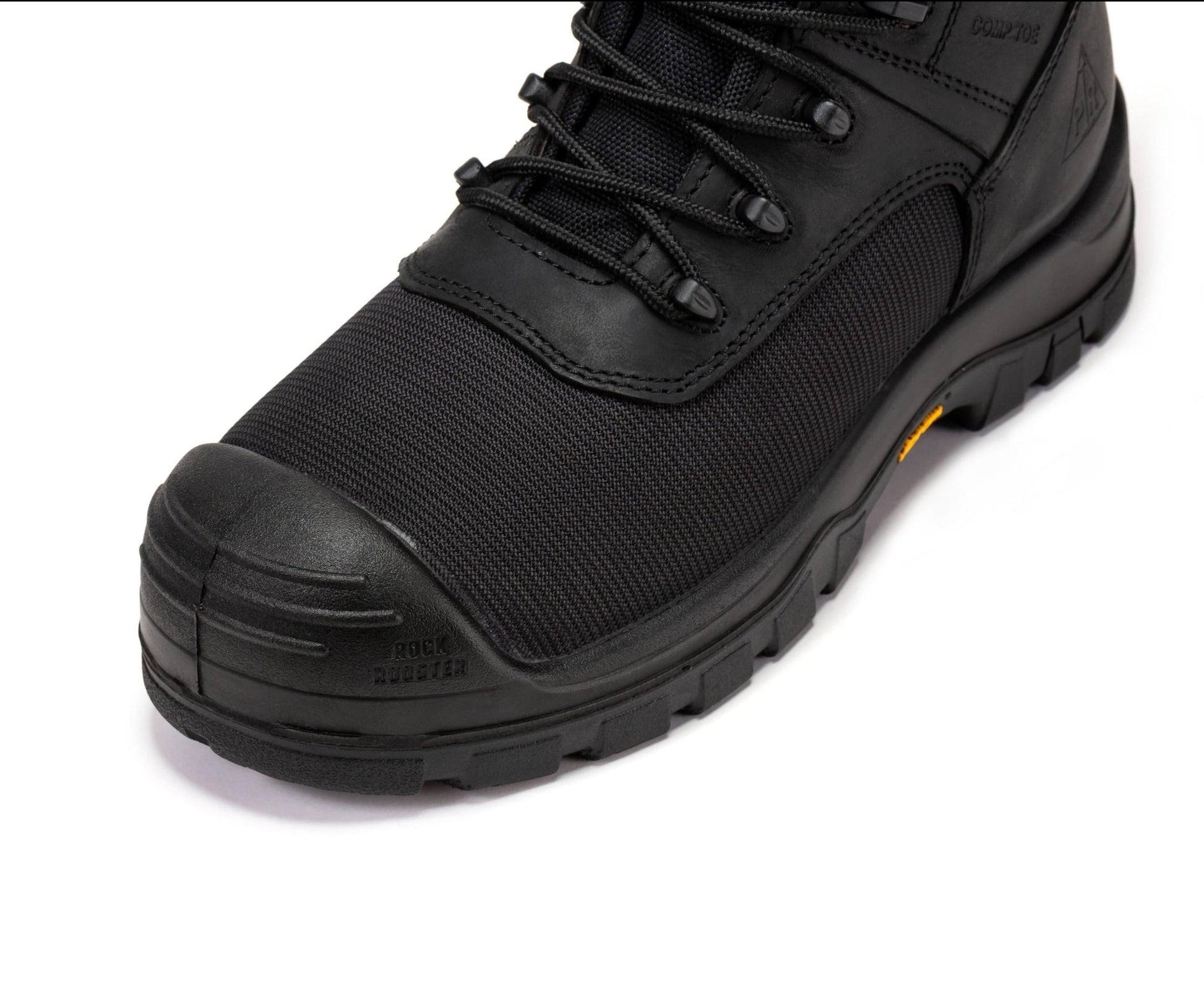 RockRooster Beaufort Men's Black 8 inch Waterproof Composite Toe Work Boots VAK830 - Angler's Pro Tackle & Outdoors