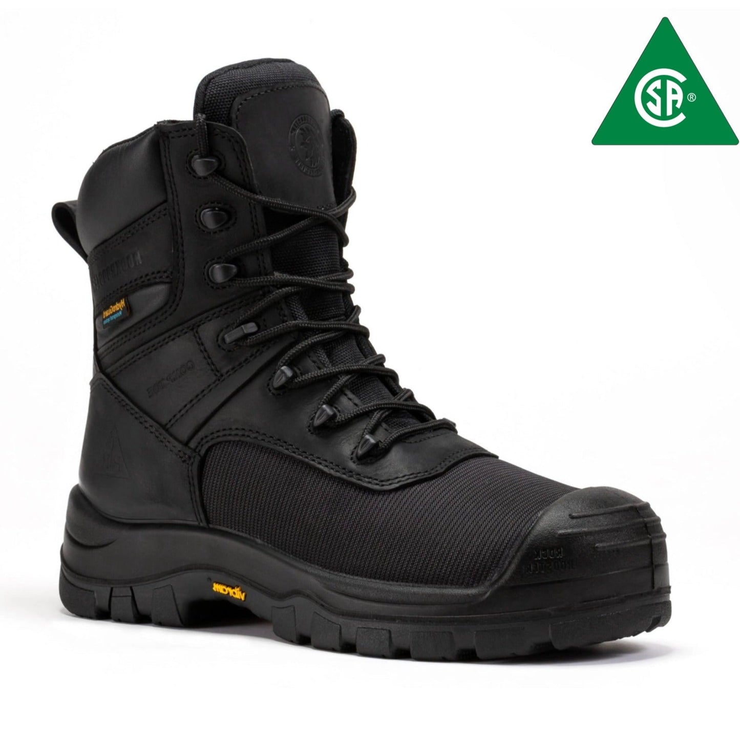 RockRooster Beaufort Men's Black 8 inch Waterproof Composite Toe Work Boots VAK830 - Angler's Pro Tackle & Outdoors