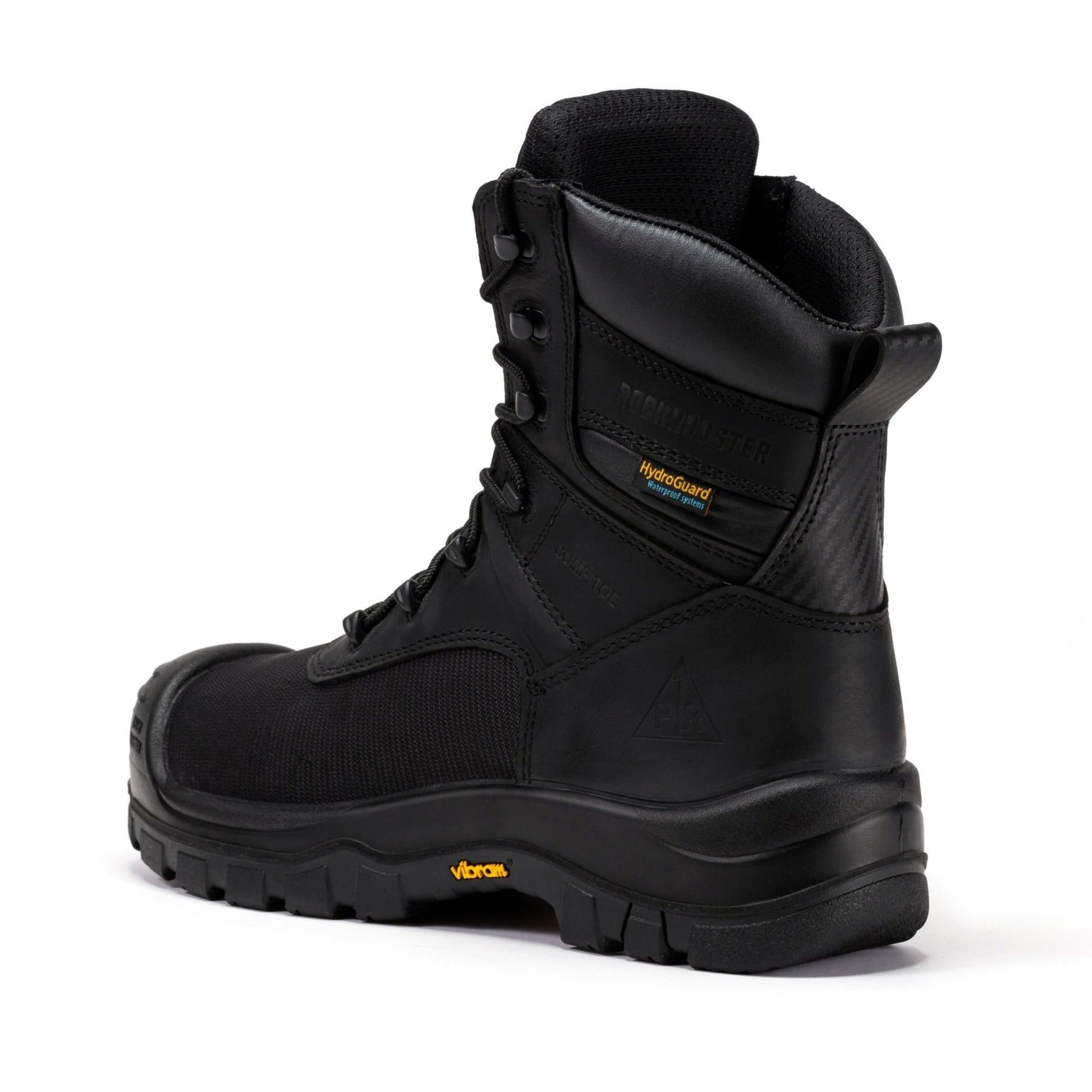 RockRooster Beaufort Men's Black 8 inch Waterproof Composite Toe Work Boots VAK830 - Angler's Pro Tackle & Outdoors