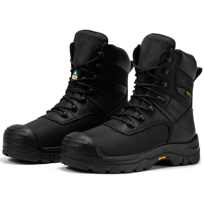 RockRooster Beaufort Men's Black 8 inch Waterproof Composite Toe Work Boots VAK830 - Angler's Pro Tackle & Outdoors