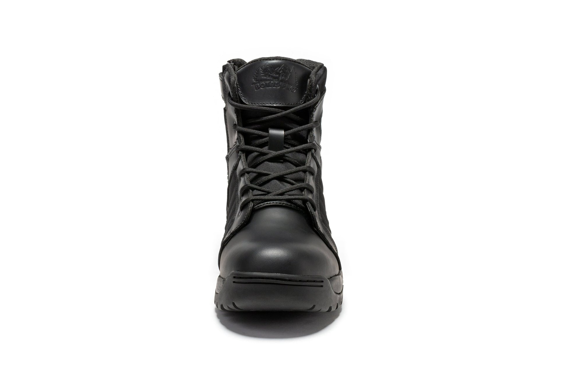 RockRooster Botas Pro Black Men's 6 inch Side Zipper Rubber Sole Tactical Boots BMP111BK - Angler's Pro Tackle & Outdoors