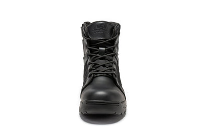 RockRooster Botas Pro Black Men's 6 inch Side Zipper Rubber Sole Tactical Boots BMP111BK - Angler's Pro Tackle & Outdoors