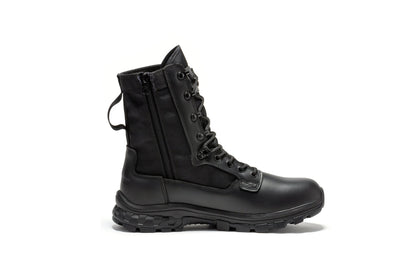 RockRooster Botas Pro Black Men's 8 inch Side Zipper Military Tactical Boots BP401BK - Angler's Pro Tackle & Outdoors