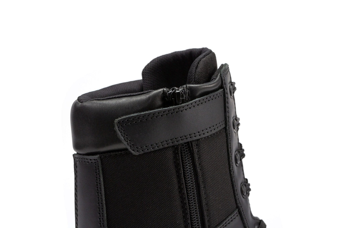 RockRooster Botas Pro Black Men's 8 inch Side Zipper Military Tactical Boots BP703 - Angler's Pro Tackle & Outdoors