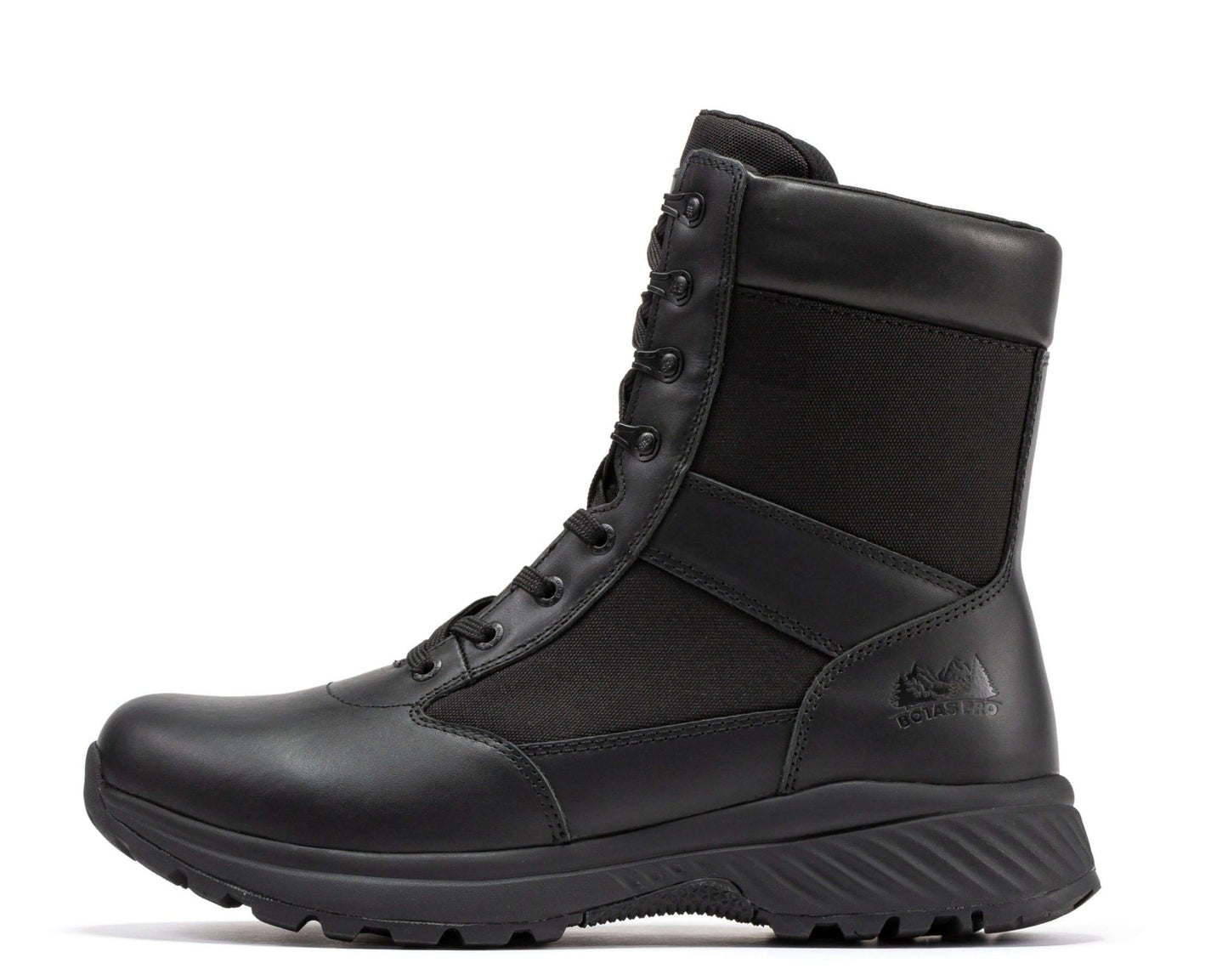 RockRooster Botas Pro Black Men's 8 inch Side Zipper Military Tactical Boots BP703 - Angler's Pro Tackle & Outdoors