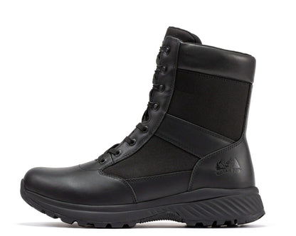 RockRooster Botas Pro Black Men's 8 inch Side Zipper Military Tactical Boots BP703 - Angler's Pro Tackle & Outdoors