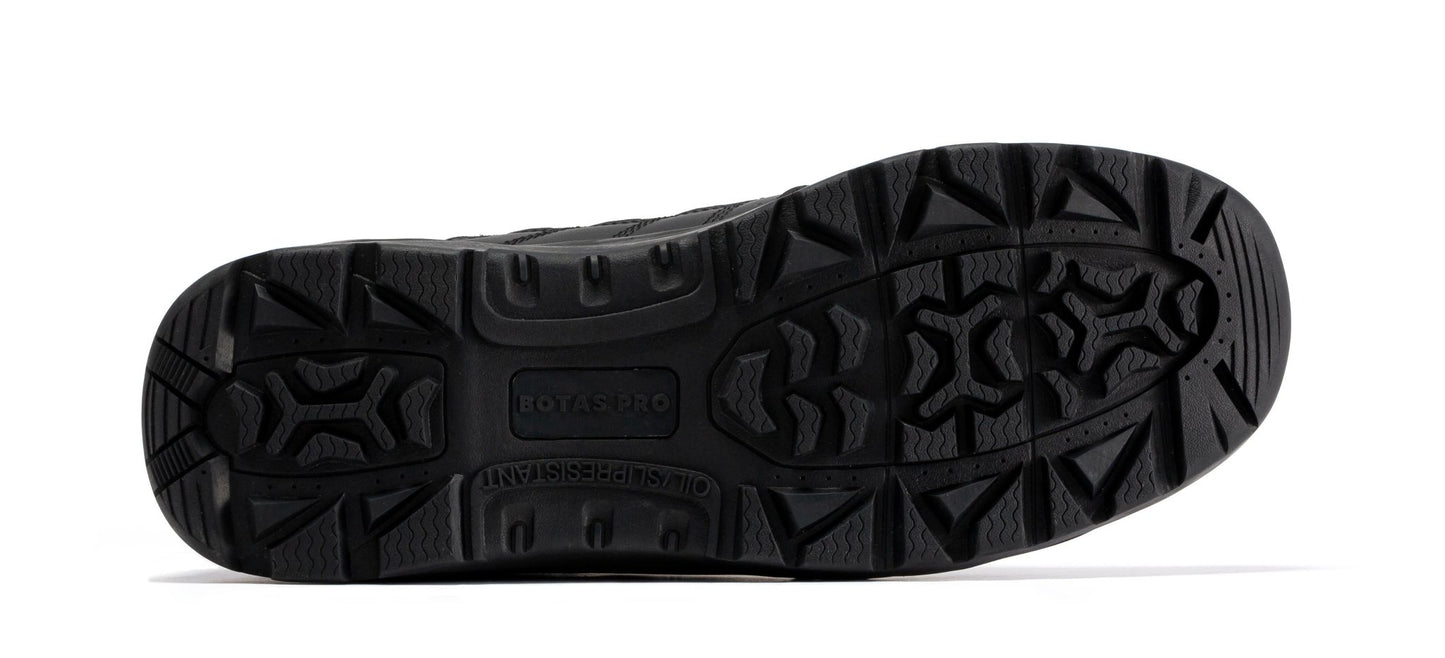RockRooster Botas Pro Black Men's 8 inch Side Zipper Rubber Sole Tactical Boots BMP110BK - Angler's Pro Tackle & Outdoors