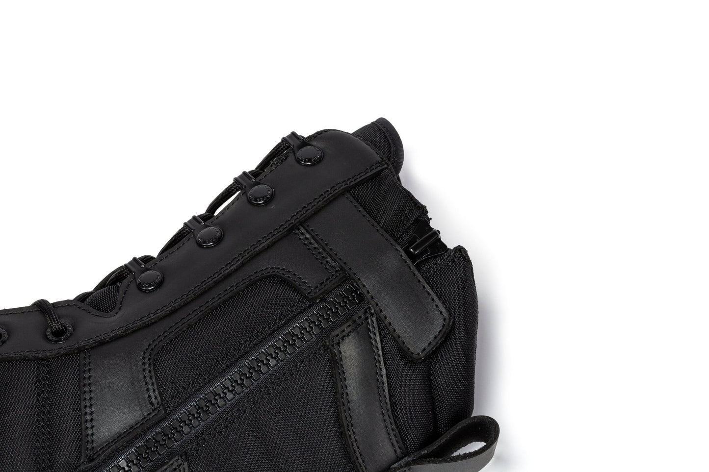 RockRooster Botas Pro Black Men's 8 inch Side Zipper Rubber Sole Tactical Boots BMP110BK - Angler's Pro Tackle & Outdoors