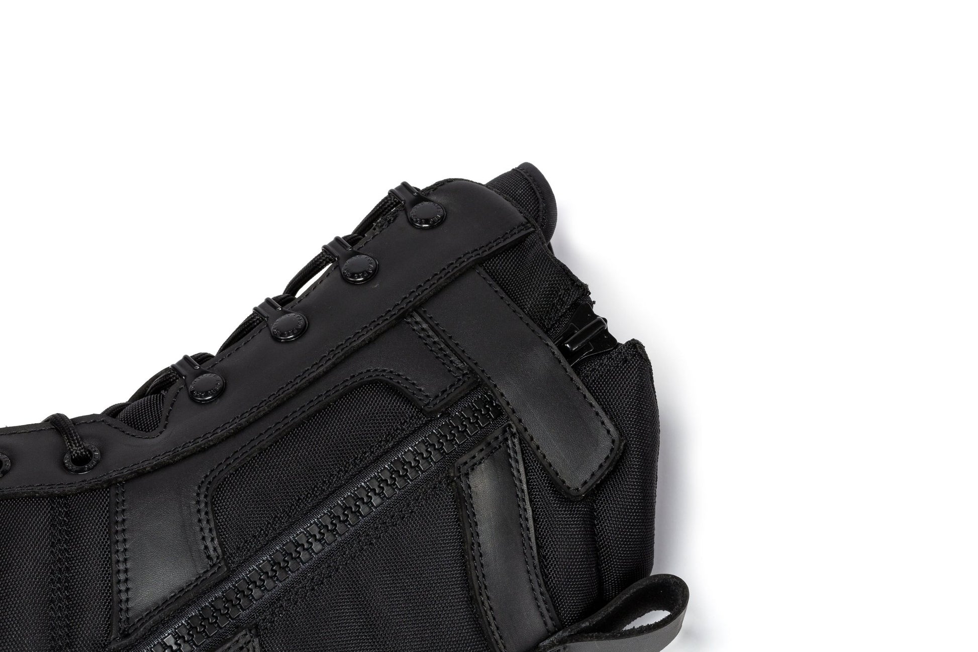 RockRooster Botas Pro Black Men's 8 inch Side Zipper Rubber Sole Tactical Boots BMP110BK - Angler's Pro Tackle & Outdoors