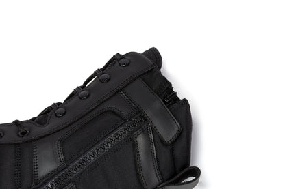 RockRooster Botas Pro Black Men's 8 inch Side Zipper Rubber Sole Tactical Boots BMP110BK - Angler's Pro Tackle & Outdoors