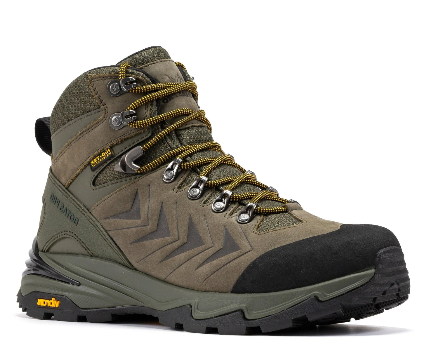 RockRooster Botas Pro Olive 6 Inch Waterproof Hiking Boots with VIBRAM® Traction Lug Outsole BP22123 - Angler's Pro Tackle & Outdoors
