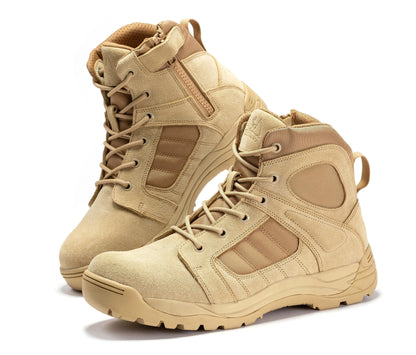 RockRooster Botas Pro Sand Men's 6 inch Side Zipper Rubber Sole Tactical Boots BMP110 - Angler's Pro Tackle & Outdoors