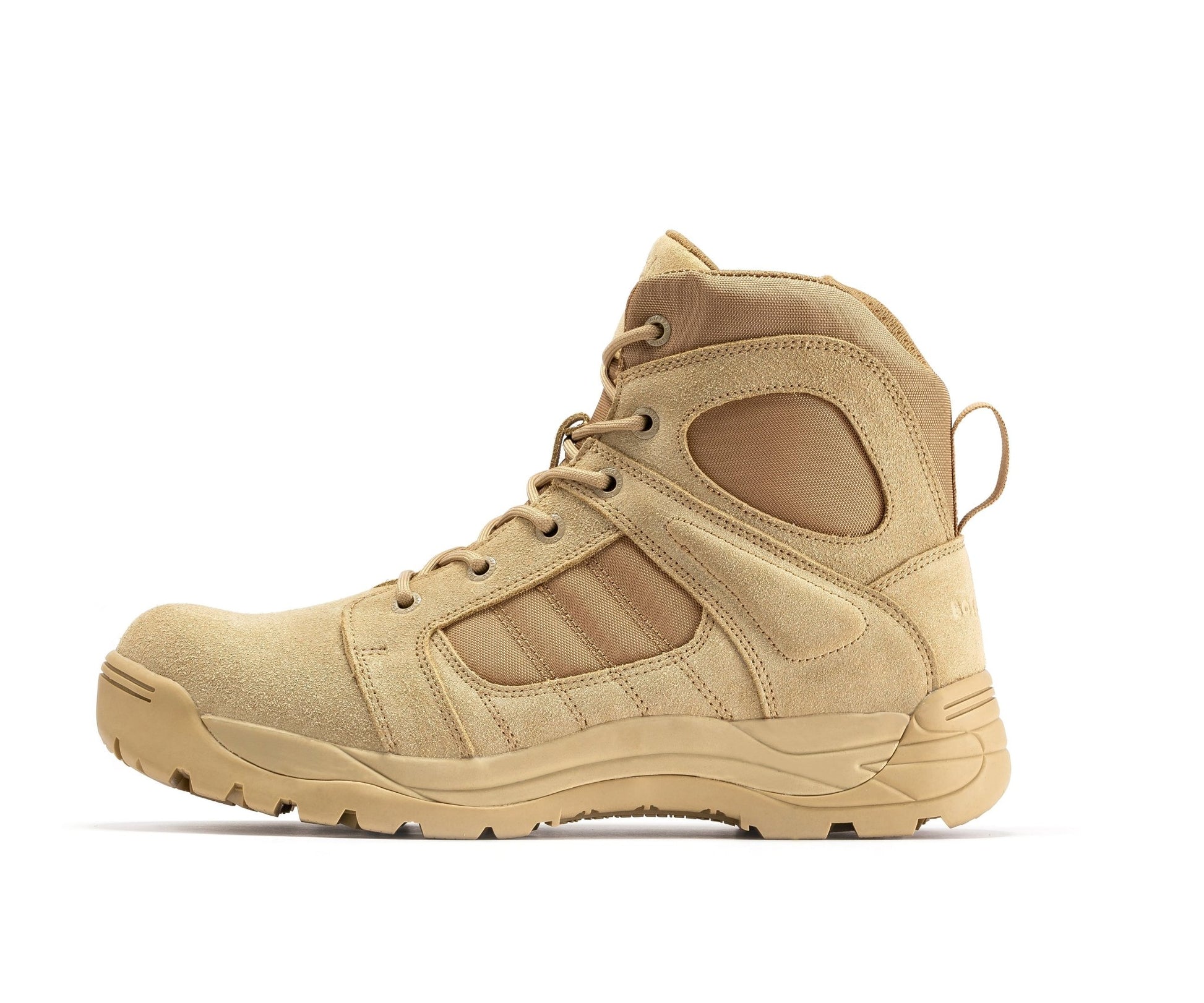 RockRooster Botas Pro Sand Men's 6 inch Side Zipper Rubber Sole Tactical Boots BMP110 - Angler's Pro Tackle & Outdoors
