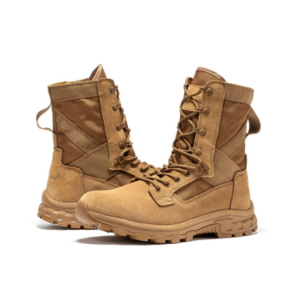 RockRooster Botas Pro Sand Men's 8 inch Side Zipper Military Tactical Boots BP401 - Angler's Pro Tackle & Outdoors