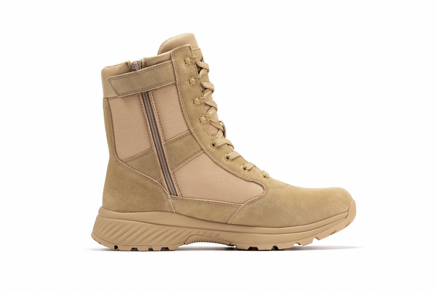 RockRooster Botas Pro Sand Men's 8 inch Side Zipper Military Tactical Boots BP701 - Angler's Pro Tackle & Outdoors