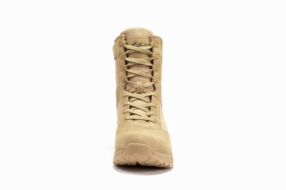 RockRooster Botas Pro Sand Men's 8 inch Side Zipper Military Tactical Boots BP701 - Angler's Pro Tackle & Outdoors