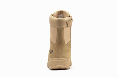 RockRooster Botas Pro Sand Men's 8 inch Side Zipper Military Tactical Boots BP701 - Angler's Pro Tackle & Outdoors