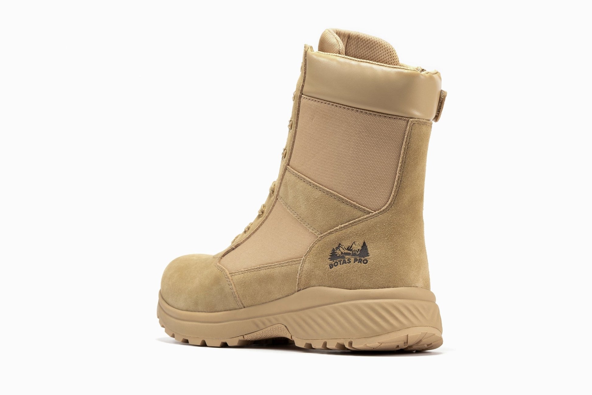 RockRooster Botas Pro Sand Men's 8 inch Side Zipper Military Tactical Boots BP701 - Angler's Pro Tackle & Outdoors