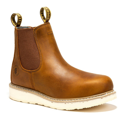RockRooster Capitola Men's 6 inch Brown Wedge Work Boots SAP102 - Angler's Pro Tackle & Outdoors