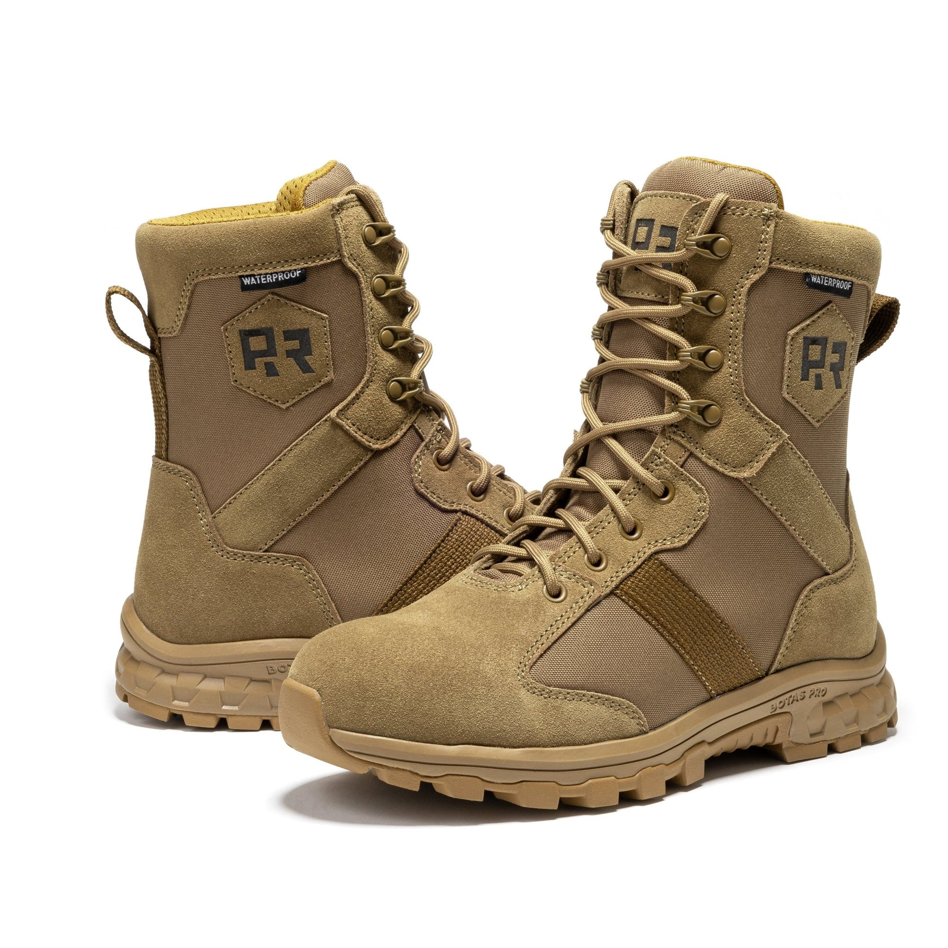 RockRooster Colmar Coyote 8 inch Suede Leather Waterproof Tactical & Military Boots AB500 - Angler's Pro Tackle & Outdoors