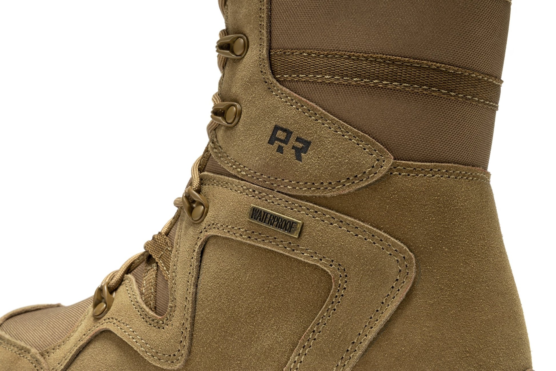 RockRooster Colmar Coyote 8 inch Suede Leather Waterproof Tactical & Military Boots AB520 - Angler's Pro Tackle & Outdoors