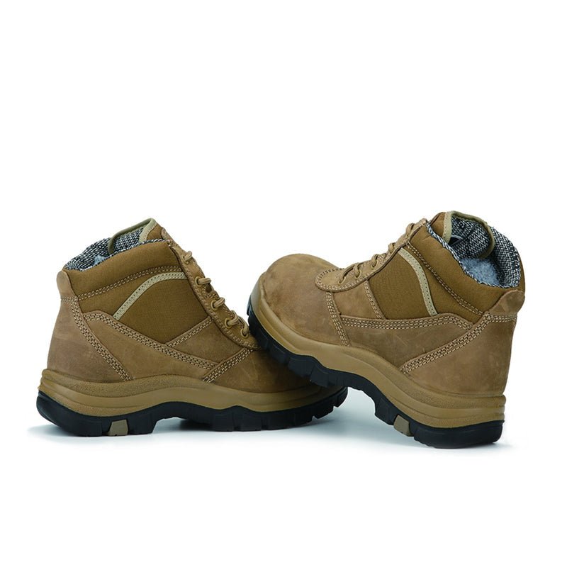 RockRooster Cortez Brown 6 Inch Steel Toe Leather Work Boots AK250 - Angler's Pro Tackle & Outdoors