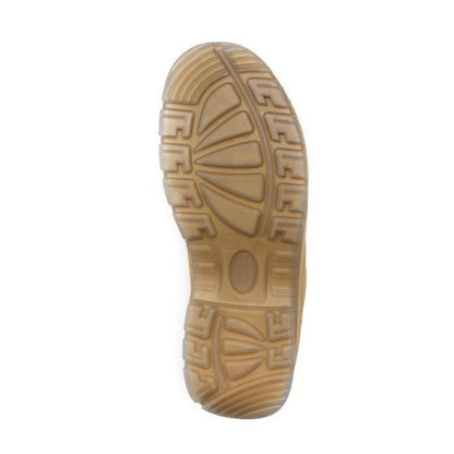 RockRooster Cortez Tan 6 Inch Zip - sided Steel toecap Leather Work Boots AK050 - Angler's Pro Tackle & Outdoors