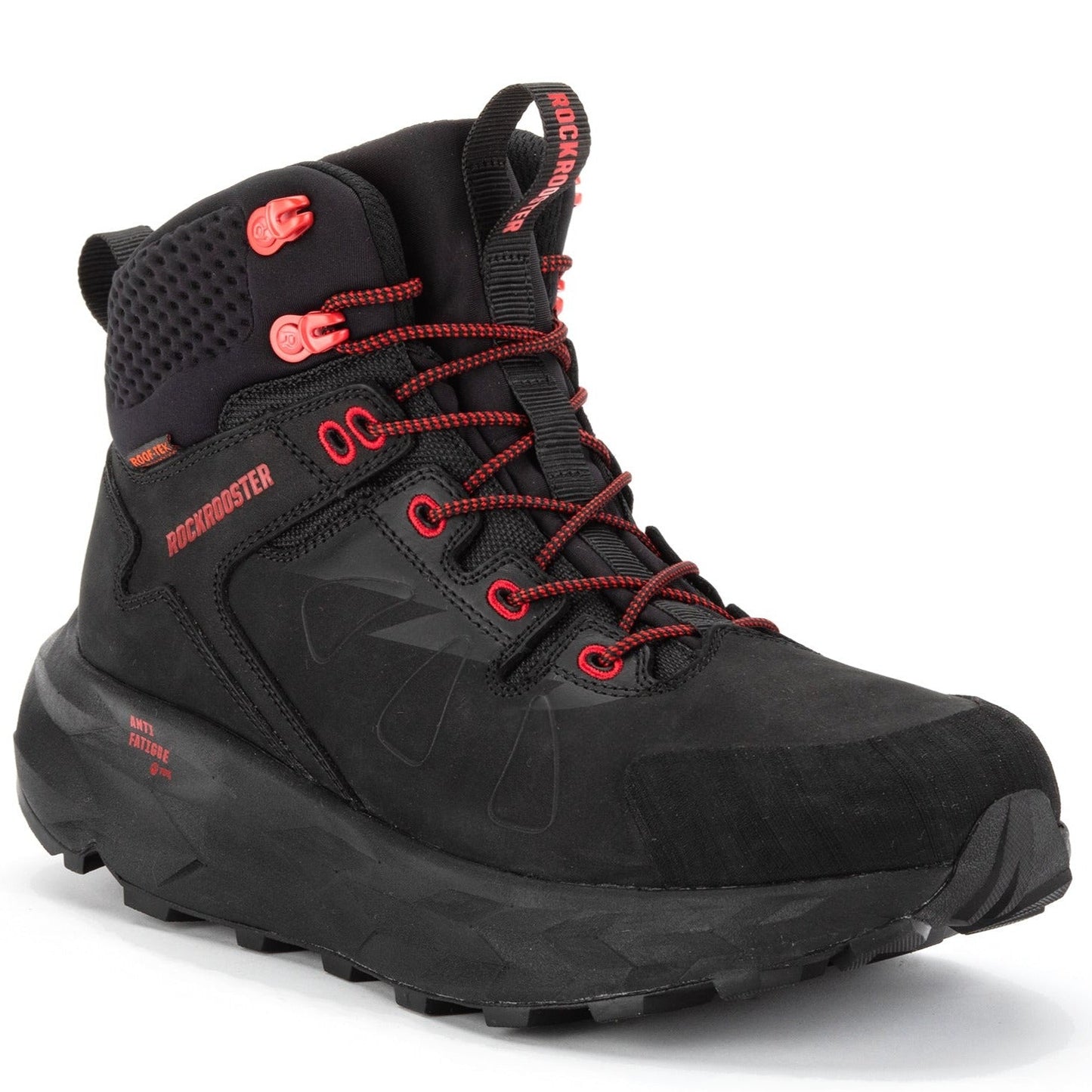 RockRooster Farmington Black 6 Inch Waterproof Hiking Boots with VIBRAM® Outsole  OC21034