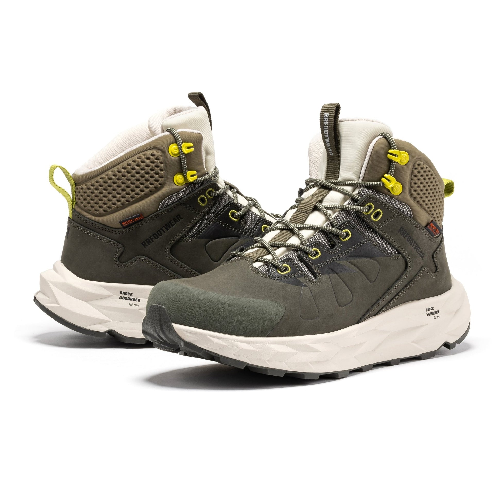 RockRooster Farmington Green 6 Inch Waterproof Hiking Boots with VIBRAM® Outsole OC21033 - Angler's Pro Tackle & Outdoors