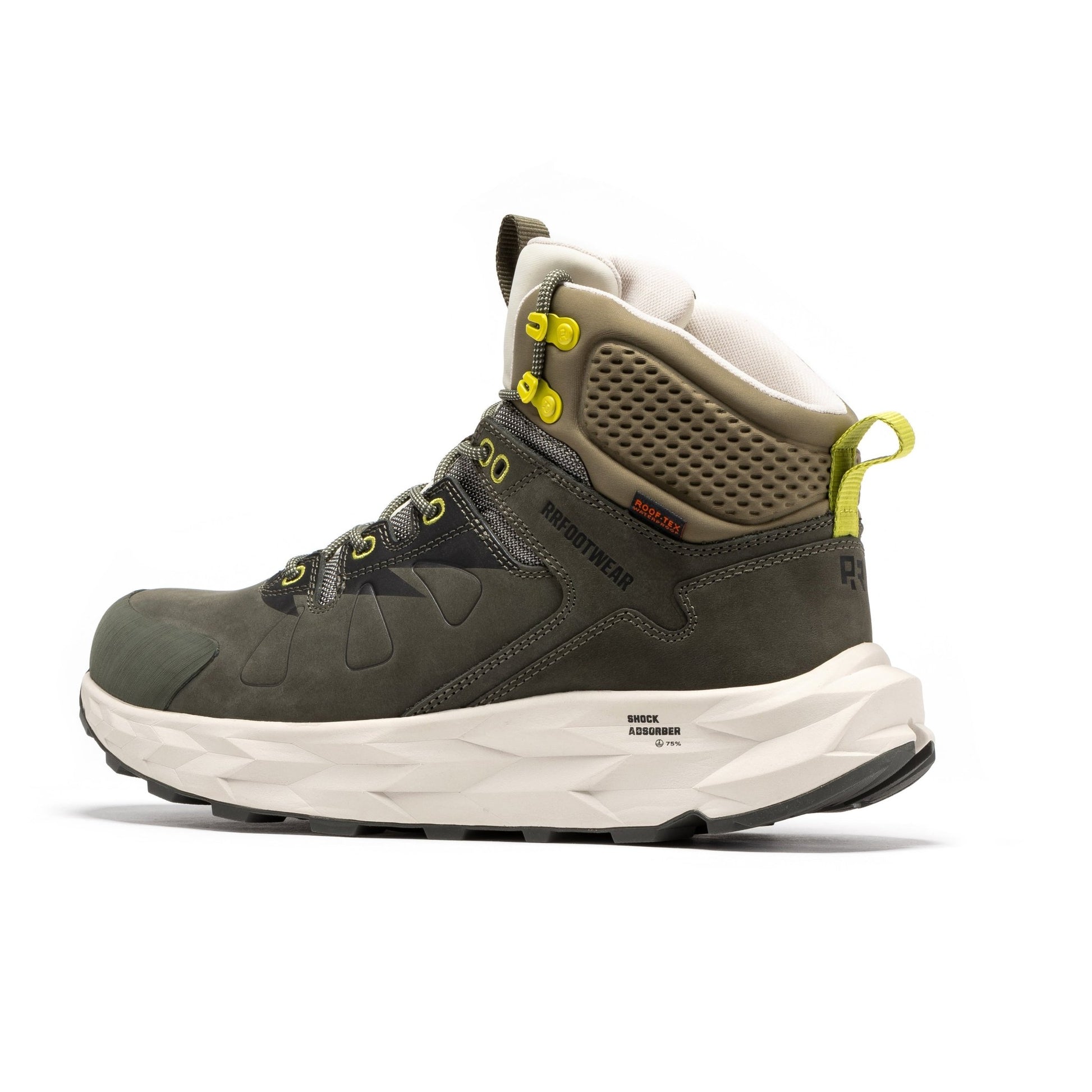 RockRooster Farmington Green 6 Inch Waterproof Hiking Boots with VIBRAM® Outsole OC21033 - Angler's Pro Tackle & Outdoors