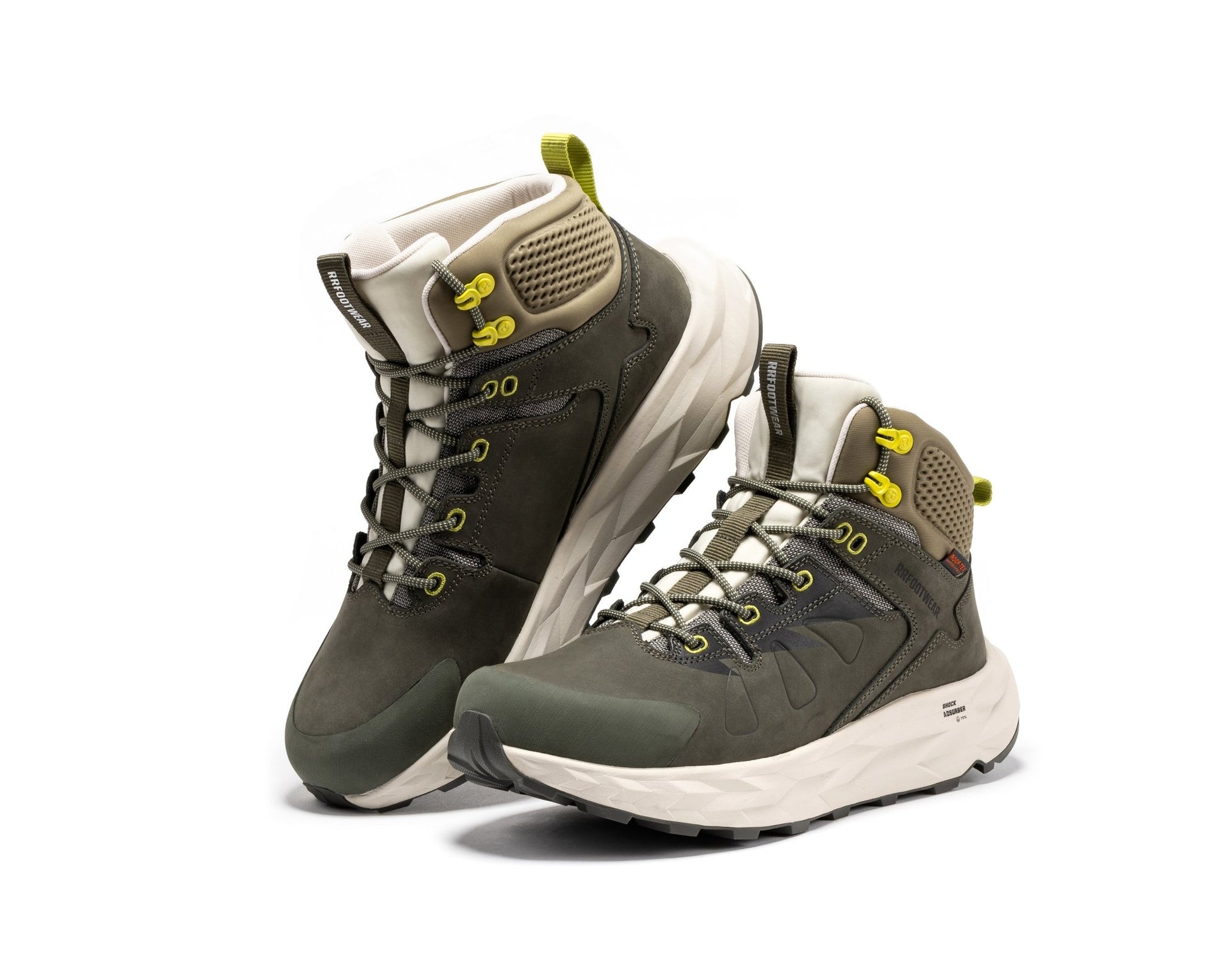RockRooster Farmington Green 6 Inch Waterproof Hiking Boots with VIBRAM® Outsole OC21033 - Angler's Pro Tackle & Outdoors