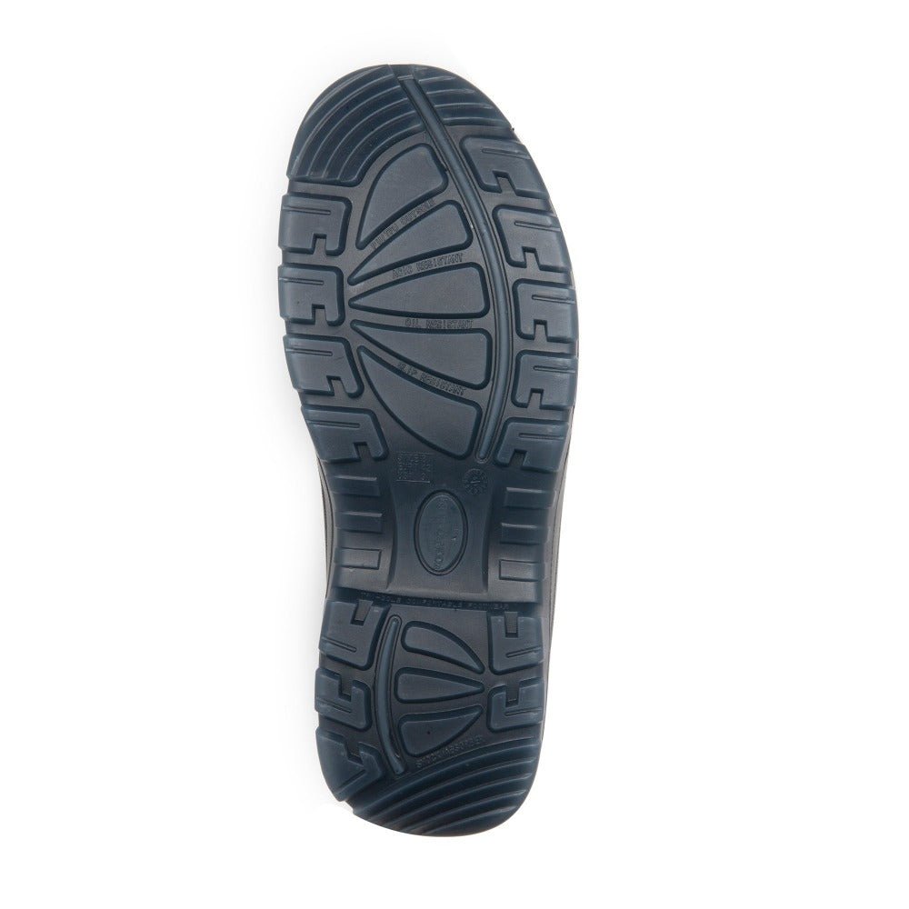 RockRooster Kensington Black 7 inch Zip - sided Steel Toe Leather Work Boots AK245Z - Angler's Pro Tackle & Outdoors