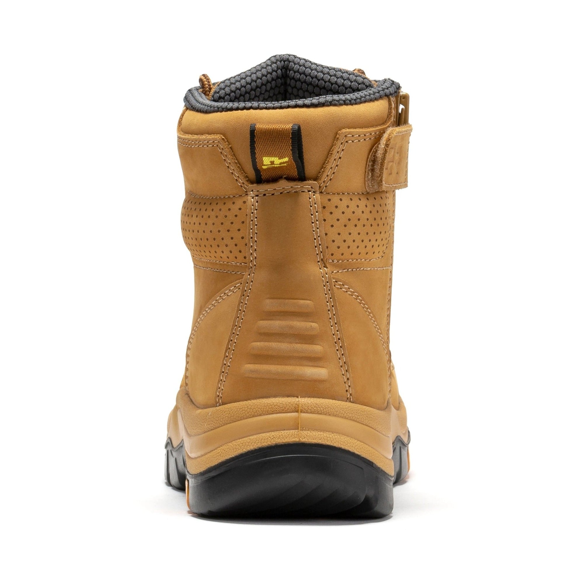 RockRooster Madison Tan 6 inch Zip - sided Steel Toe Leather Work Boots AK052 - Angler's Pro Tackle & Outdoors