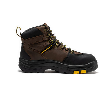 RockRooster Marfa Brown 6 inch Waterproof Composite Toe Leather Work Boots CP211 - Angler's Pro Tackle & Outdoors