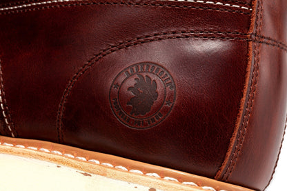 RockRooster Norwood Cherry Brown Men's 6 inch Soft Toe Wedge Work Boots SAP600 - Angler's Pro Tackle & Outdoors