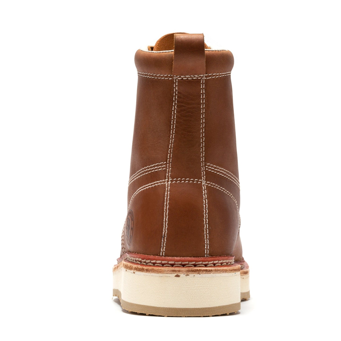 RockRooster Norwood Men's 6 inch Brown Steel Toe Wedge Work Boots SAP621