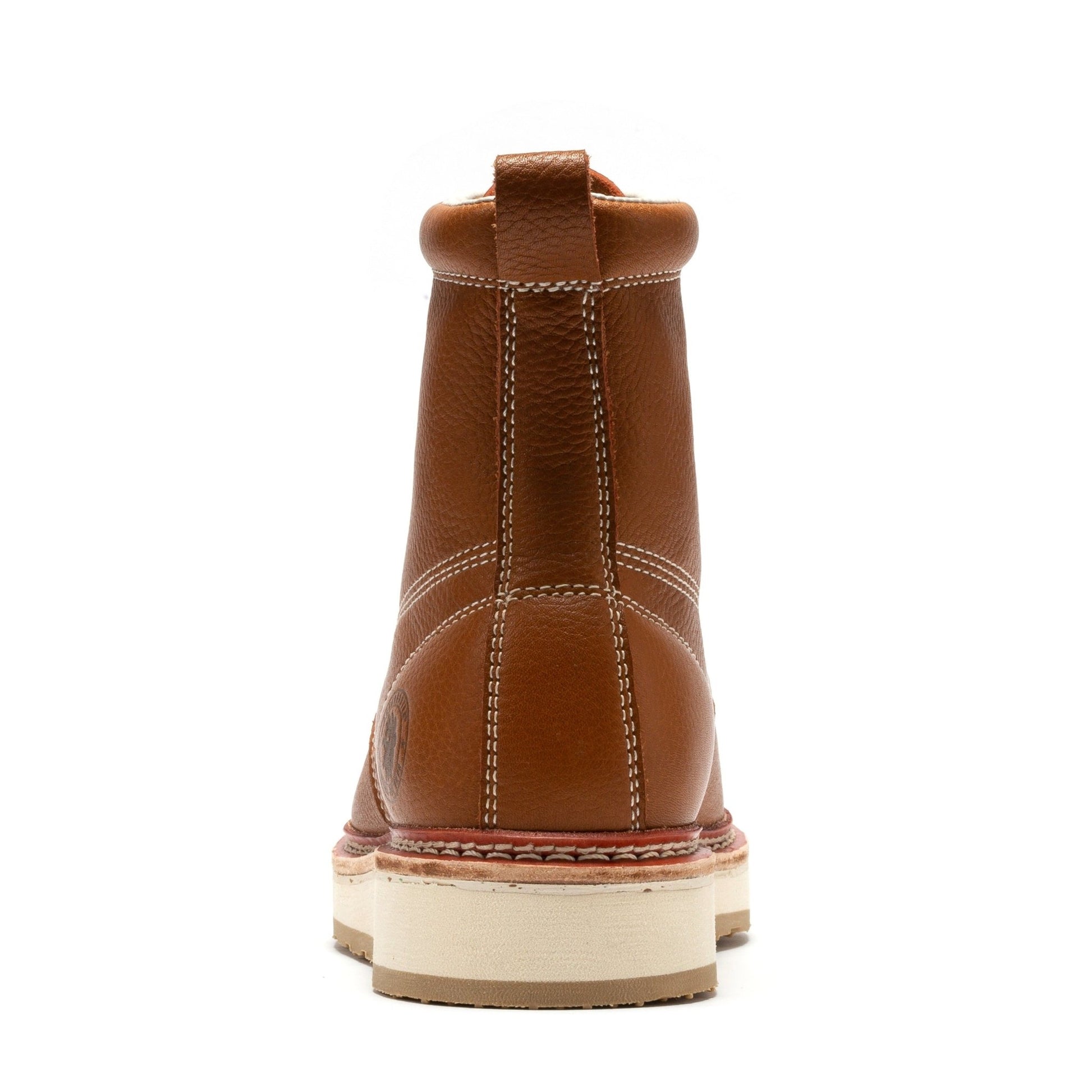 RockRooster Norwood Men's 6 inch Brown Soft Toe Wedge Work Boots SAP611 - Angler's Pro Tackle & Outdoors