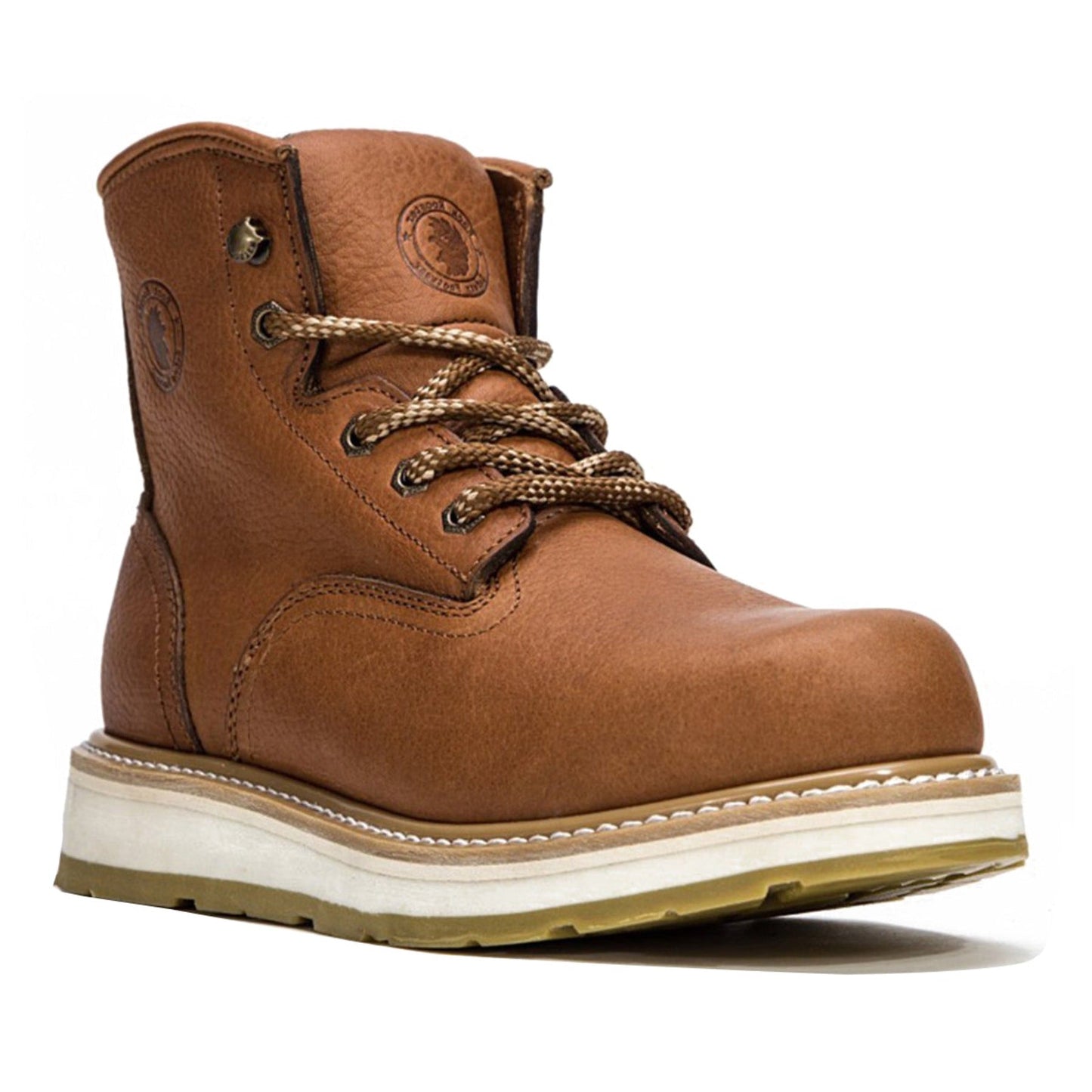 RockRooster Roberta Men's Wedge Work Boots, Safety Water Resistant Leather Boots, ASTM 2892 AP615