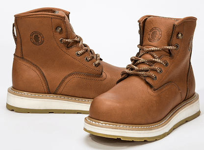 RockRooster Roberta Men's Wedge Work Boots, Safety Water Resistant Leather Boots, ASTM 2892 AP615 - Angler's Pro Tackle & Outdoors