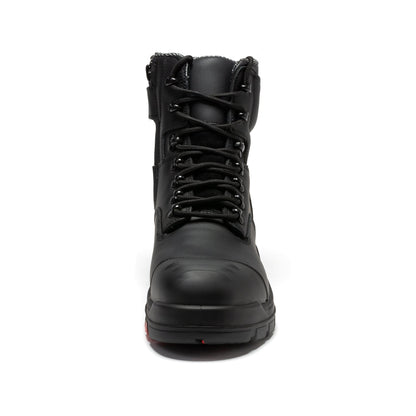 RockRooster Roslyn Black 7 inch Zip - sided Composite Toe Leather Work Boots CP245Z - Angler's Pro Tackle & Outdoors