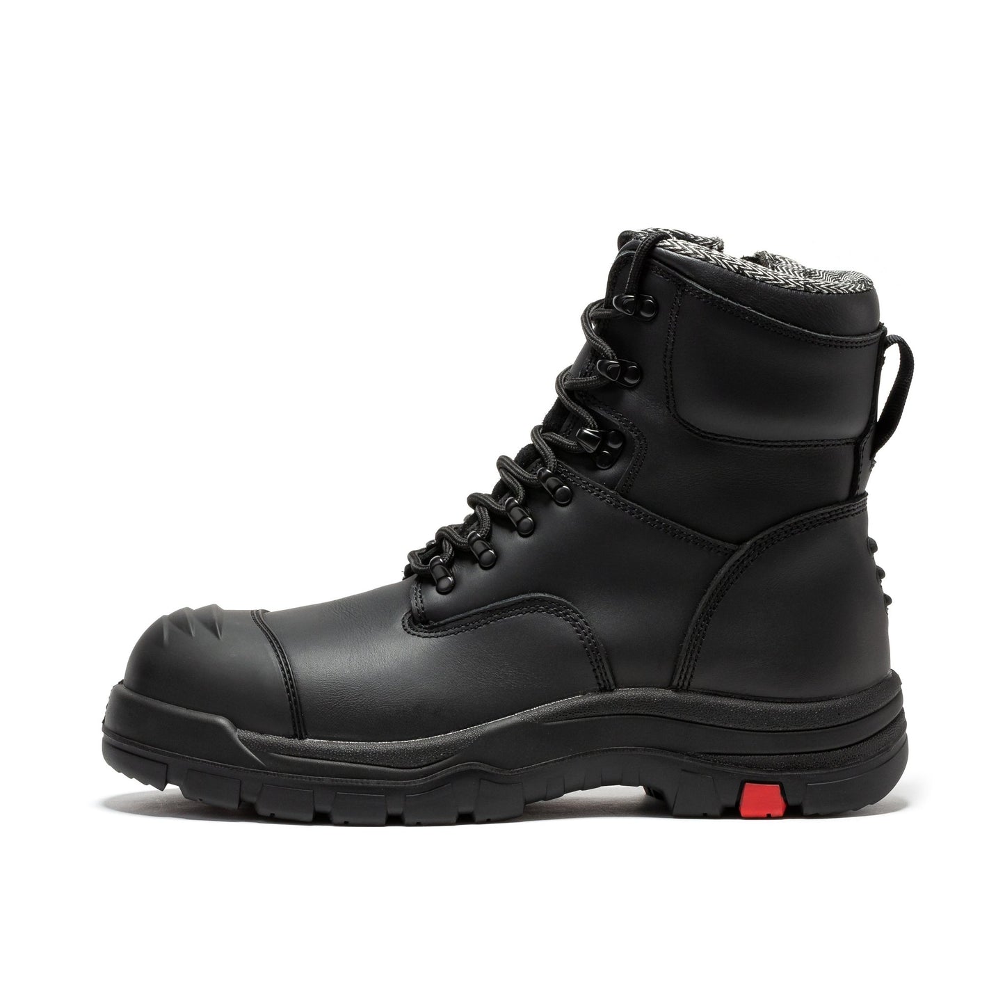 RockRooster Roslyn Black 7 inch Zip - sided Composite Toe Leather Work Boots CP245Z - Angler's Pro Tackle & Outdoors