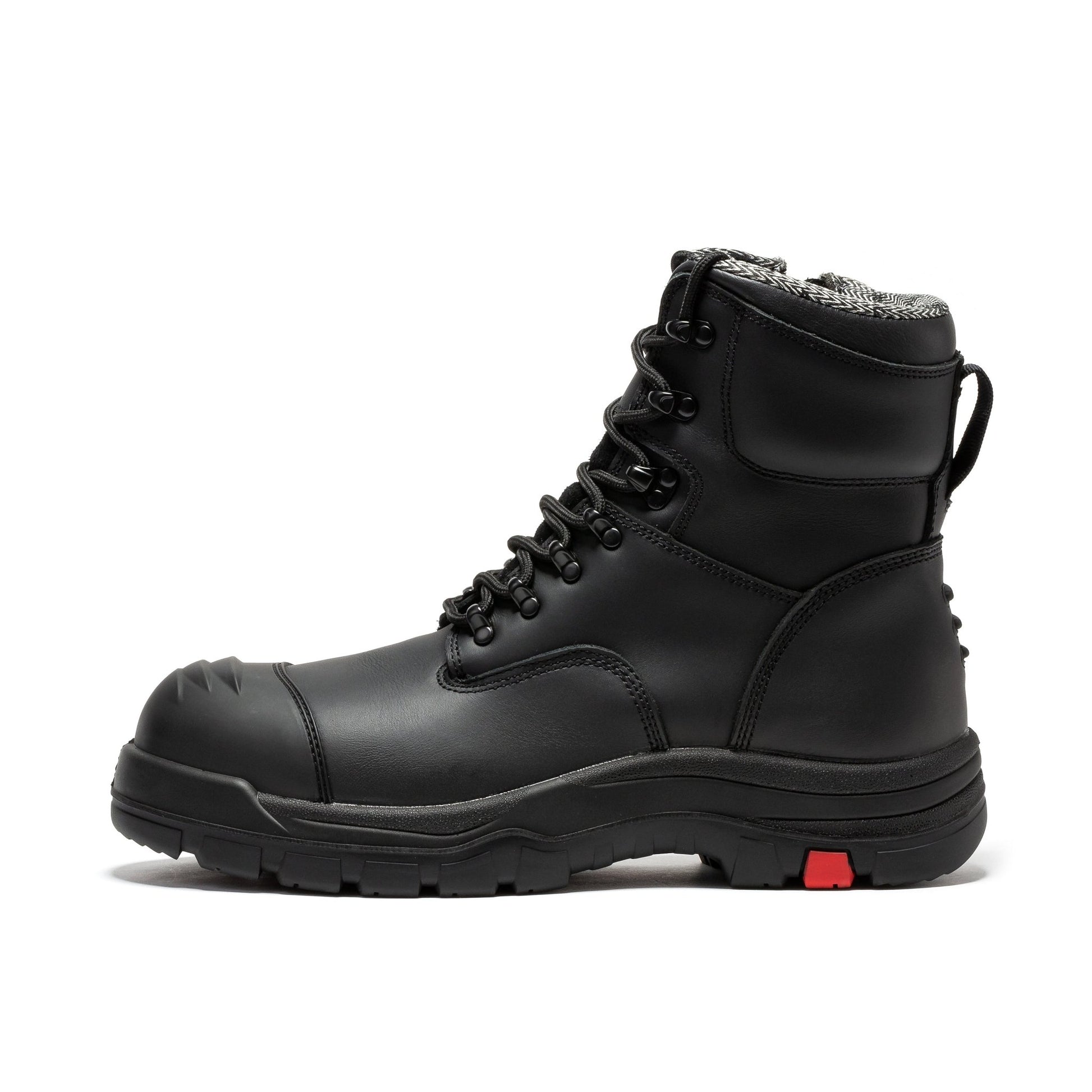RockRooster Roslyn Black 7 inch Zip - sided Composite Toe Leather Work Boots CP245Z - Angler's Pro Tackle & Outdoors
