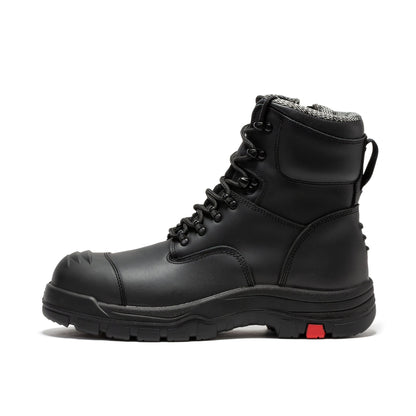 RockRooster Roslyn Black 7 inch Zip - sided Composite Toe Leather Work Boots CP245Z - Angler's Pro Tackle & Outdoors
