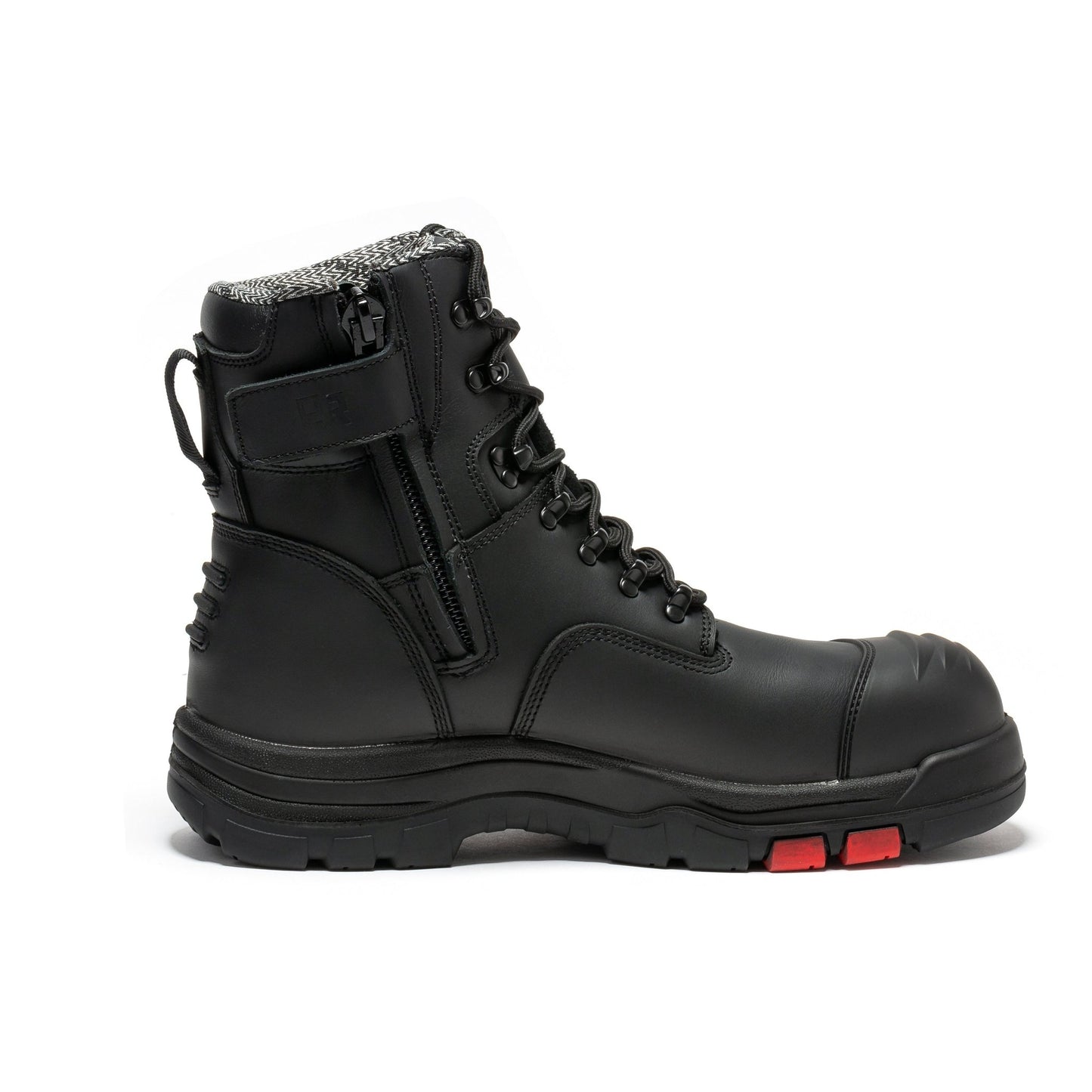 RockRooster Roslyn Black 7 inch Zip - sided Composite Toe Leather Work Boots CP245Z - Angler's Pro Tackle & Outdoors