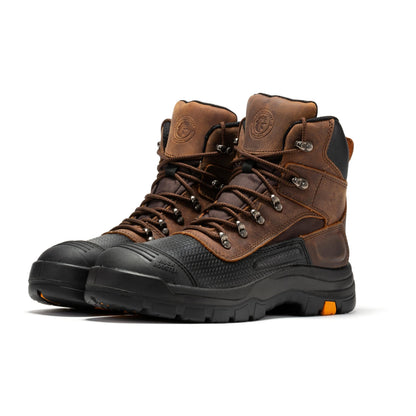 RockRooster Sedona 6 Inch Waterproof Steel Toe Leather Work Boots AK216