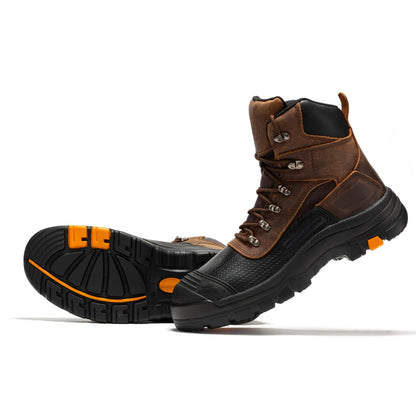 RockRooster Sedona 6 Inch Waterproof Steel Toe Leather Work Boots AK216
