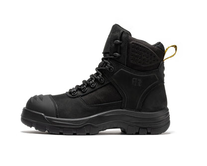 RockRooster Stowe Black 7 inch Composite Toe Leather Work Boots CP212BK - Angler's Pro Tackle & Outdoors