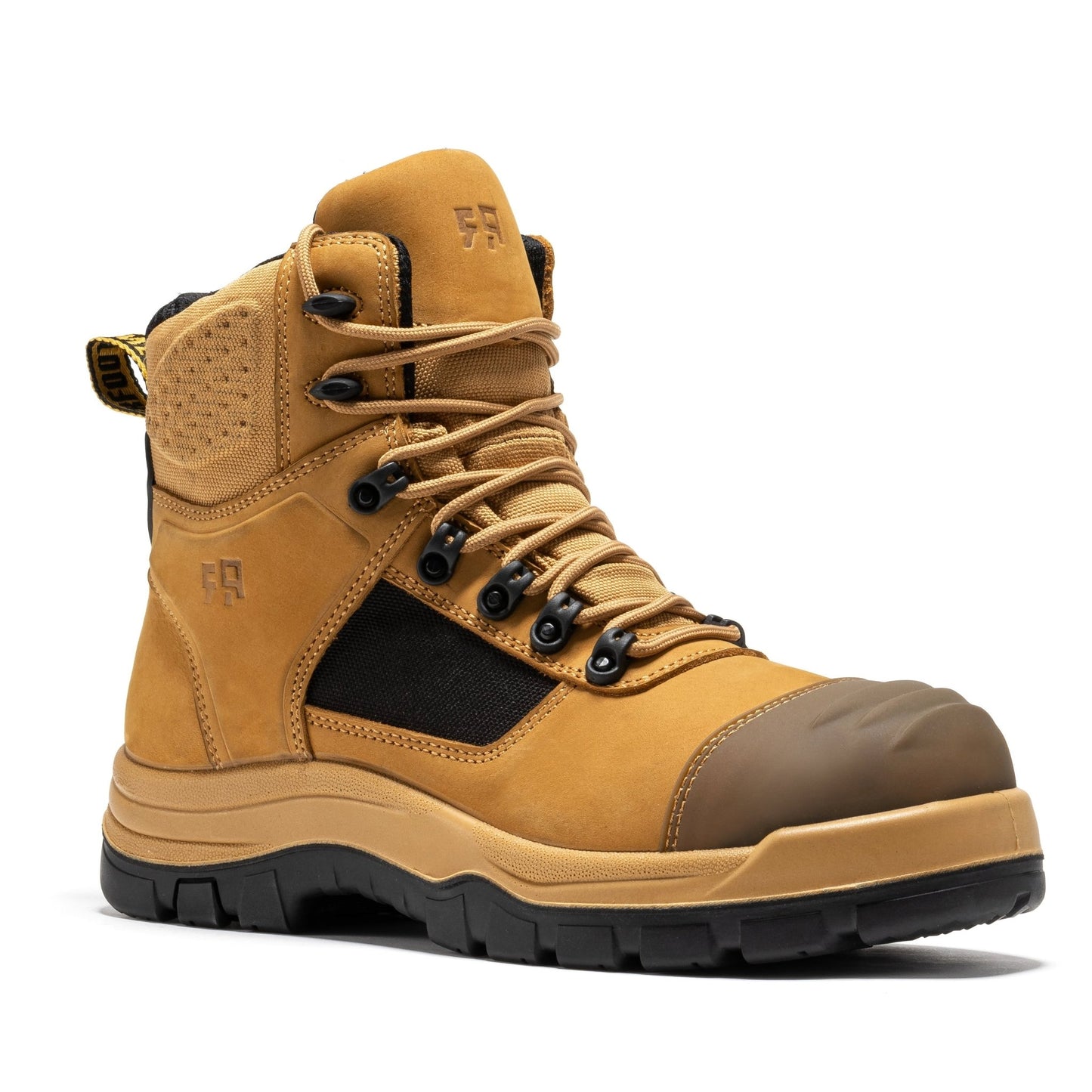 RockRooster Stowe Black 7 inch Composite Toe Leather Work Boots CP212BK - Angler's Pro Tackle & Outdoors