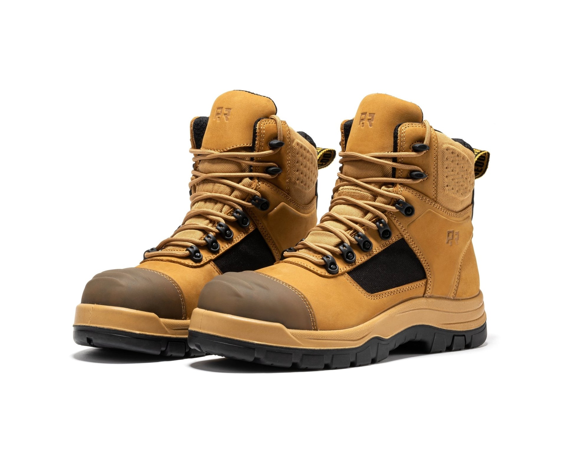 RockRooster Stowe Black 7 inch Composite Toe Leather Work Boots CP212BK - Angler's Pro Tackle & Outdoors