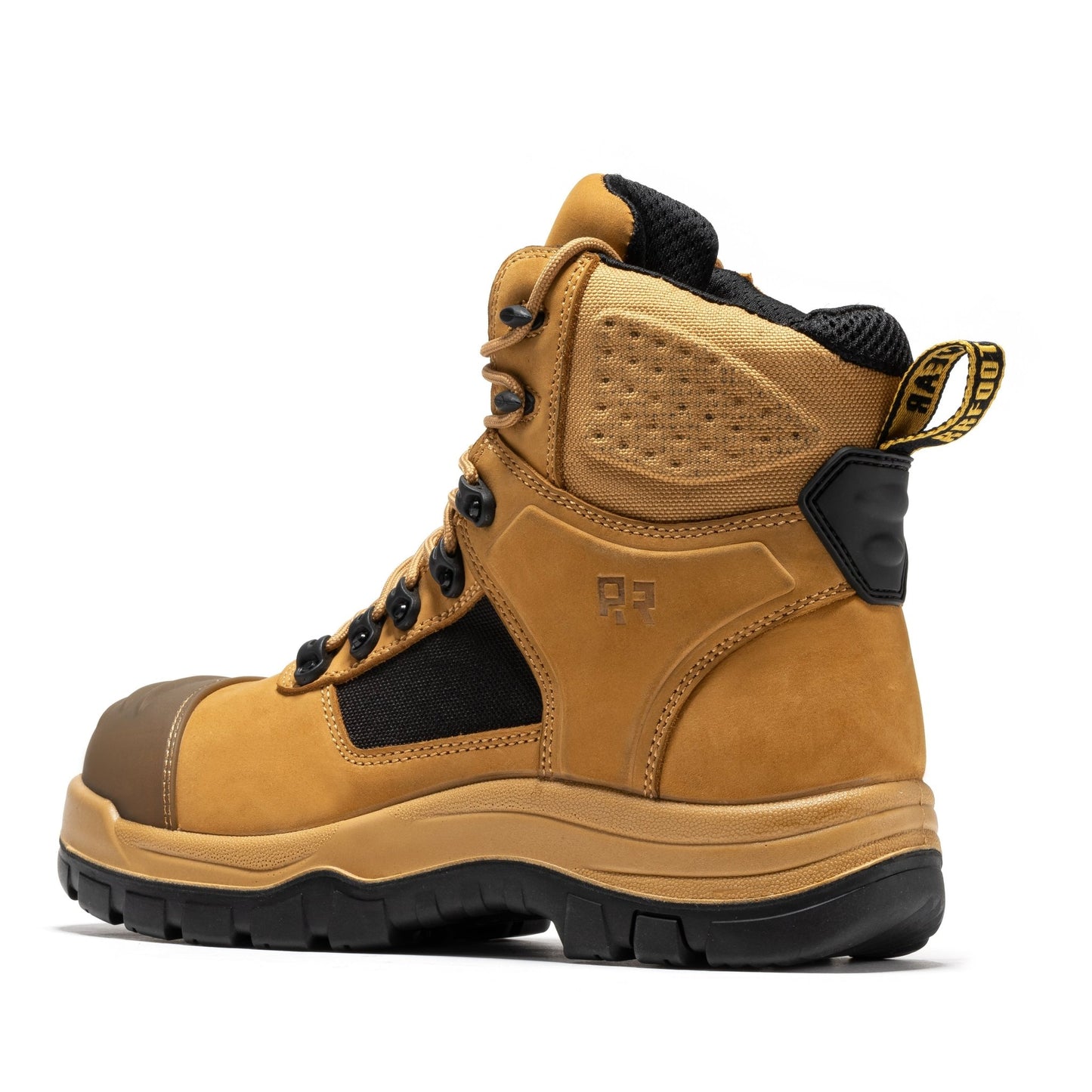 RockRooster Stowe Black 7 inch Composite Toe Leather Work Boots CP212BK - Angler's Pro Tackle & Outdoors